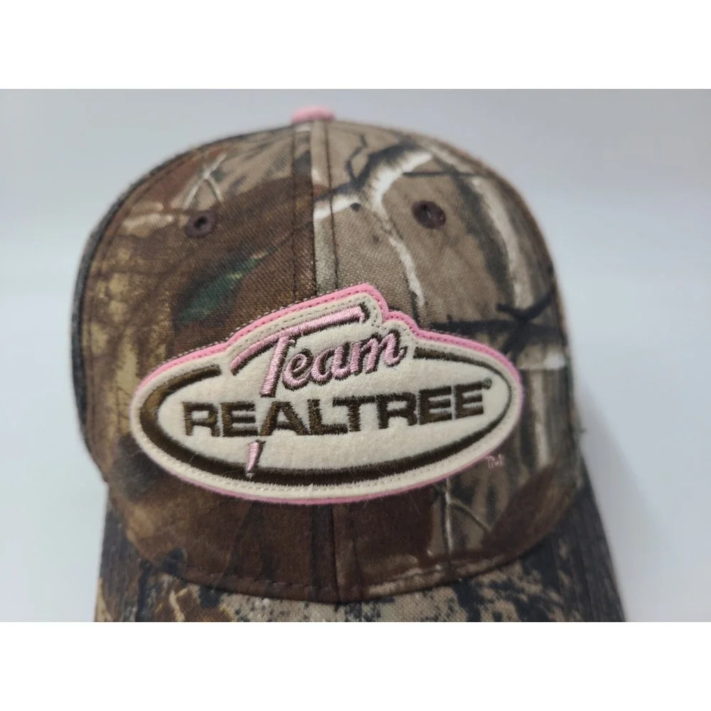 Women Team Realtree‎ Camo Adjustable Hat Cap Hunt Fish Outdoors Farm Brown Pink